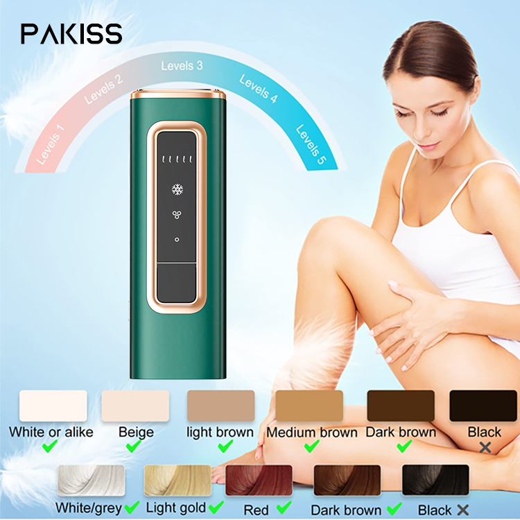 Suitable skin tones and hair colors for ipl laser hair removal devices