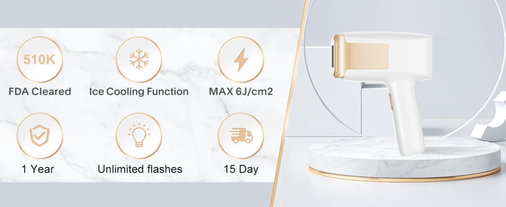 Ice Cooling IPL Hair Removal Instrument